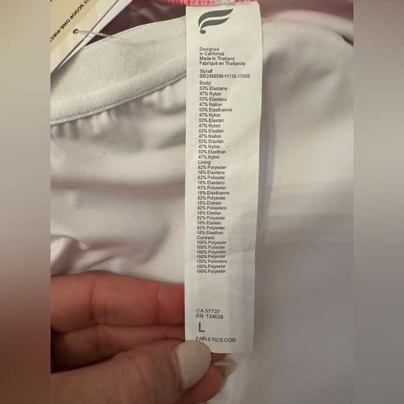 Sunset Scoop One-Piece Swimsuit Neon Candy Stripe Size Large NWT! - Picture 7 of 10